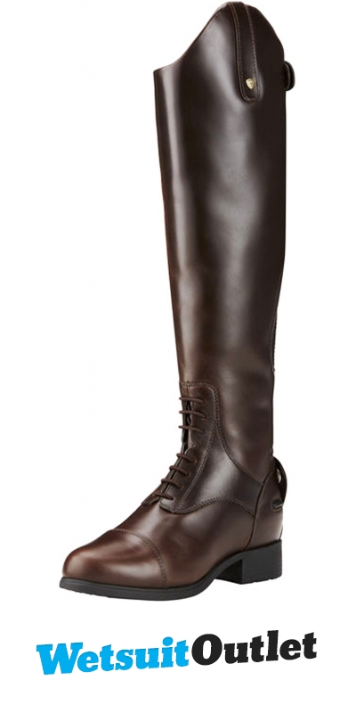 Ariat Womens Long Riding Boots Bromont Pro Tall H2O Insulated Waxed Chocolate Womens Boots The Drillshed